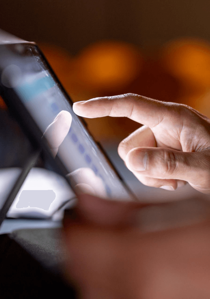 Investor checking markets on smartphone